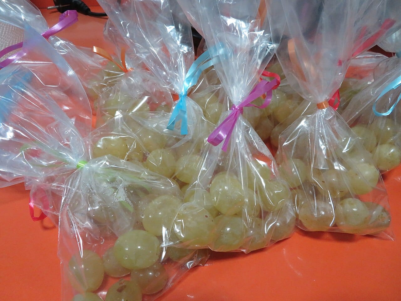 Twelve grapes for New Year's Eve