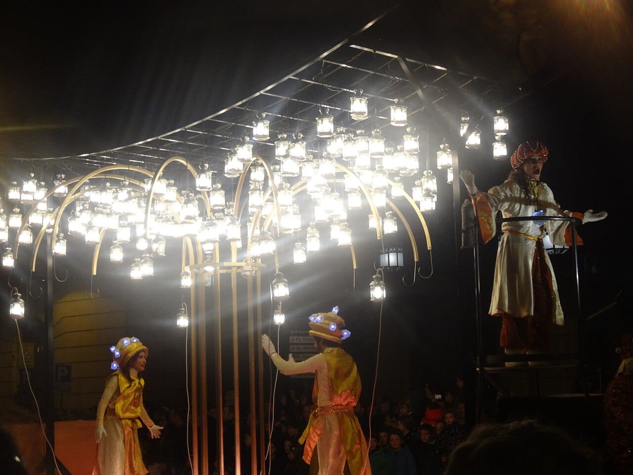 A float in the Cavalcada de Reis in Barcelona