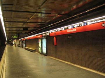 God Save The Queen performing a live surprise set in the main hall of Universitat metro station in Barcelona.