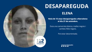 Search for 13-Year-Old Elena After Disappearance in Barcelona