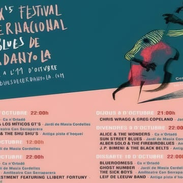 Cerdanyola Blues Festival Opens 2 Oct