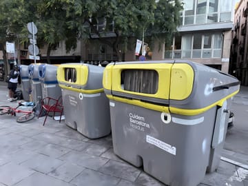 Barcelona to trial fire-resistant metal bins