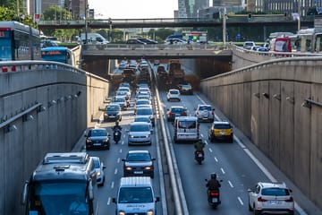 Major traffic jams on Barcelona's ring roads