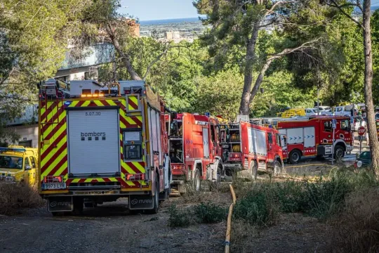 Gavà and Castelldefels Fire: One Hectare of Woodland Burned in Baix Llobregat