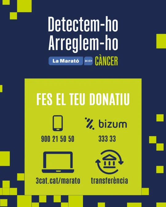 3Cat Cancer Marathon Raises €9.7 Million in Catalonia