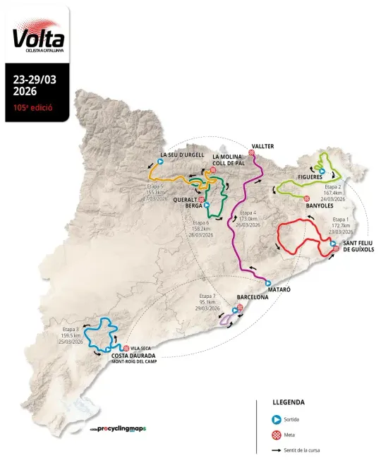 Volta a Catalunya 2026: 105th Edition Dates Announced