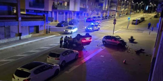 Driver Arrested After Ramming Police Car in Anoia Pursuit