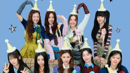 Fans queue outside The Seoul Store in Barcelona's El Born district, where a Twice K-Pop pop-up store is located.