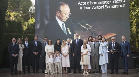 Barcelona ret homenatge a Samaranch i celebra els 40 anys de la nominació olímpica