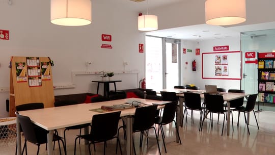 Sales d'estudi de Barcelona, buides a pocs dies de la Selectivitat