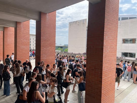 La Selectivitat a Barcelona esquiva la vaga i la visita papal amb un inici sense incidents