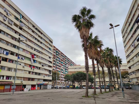 Mossos Begin Eviction of 58 Occupied Flats in Sant Adrià's La Mina