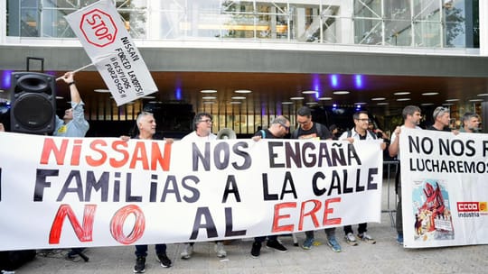 Setmana de protestes a Nissan per l'acomiadament de 211 treballadors a Barcelona