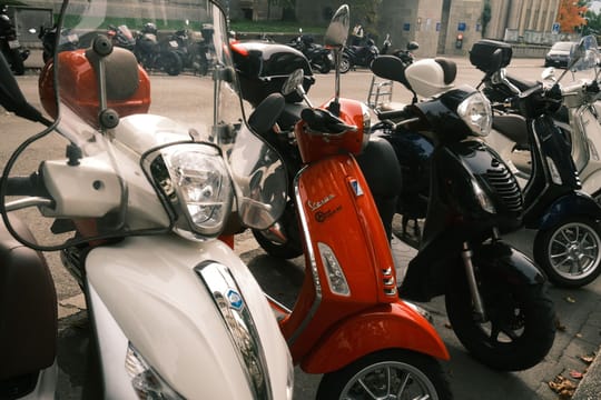 Police officers on patrol near Gran Via 2 in L'Hospitalet de Llobregat during a joint security operation