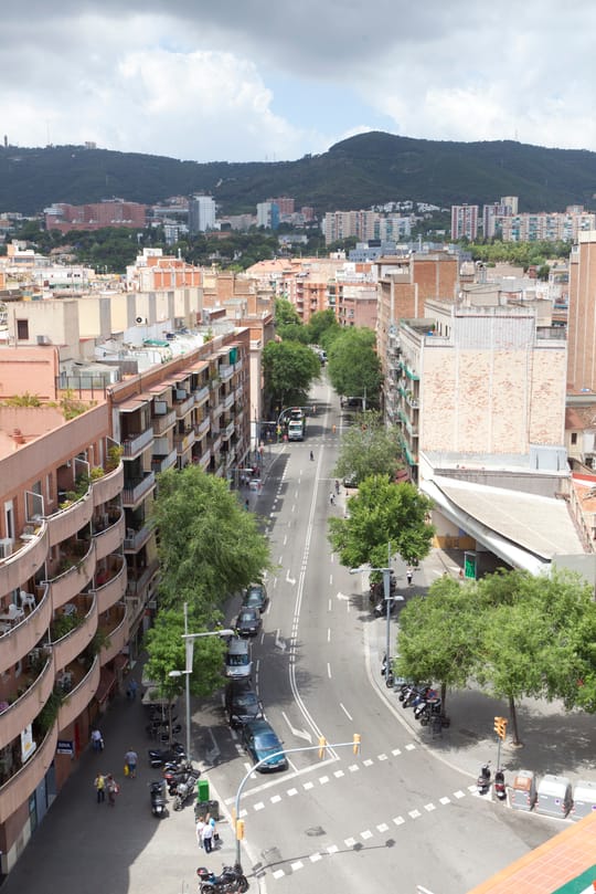 The planned La Clota Central Park area in Barcelona's Horta-Guinardó district, where residents will help shape a future green space.