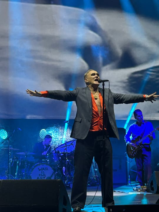 Morrissey closes Barts Festival in summer downpour