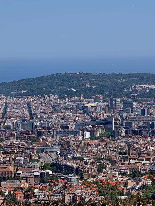 The Sagrada Família basilica under construction in Barcelona, a landmark often associated with the city's long-running major building projects.