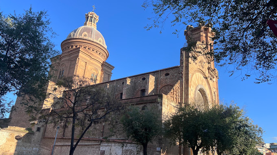 Restoration work underway at the Capella dels Segadors beside Sant Andreu de Palomar parish church in Barcelona.