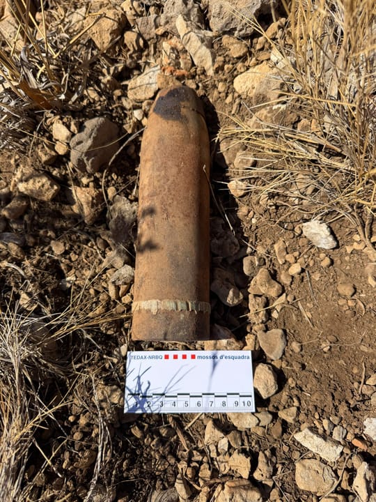 Unexploded Civil War Bomb Found in Castelldefels