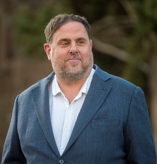 Oriol Junqueras, president of ERC, is pictured in a file photograph accompanying an education-policy report from Barcelona.