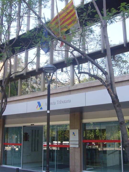 An Agencia Tributaria (Spanish tax office) building in Barcelona