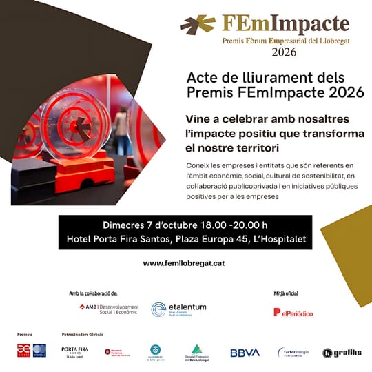 L'Hospitalet to Host FEmImpacte 2026 Awards