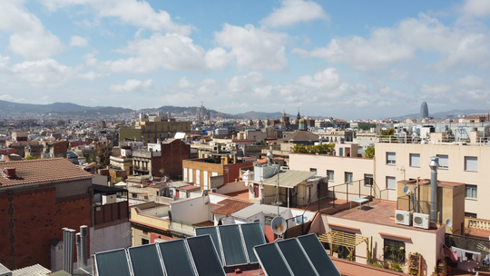 Barcelona Rooftop Solar Use at 2.5%