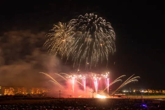 Piromusical Moves to Nova Icària Beach