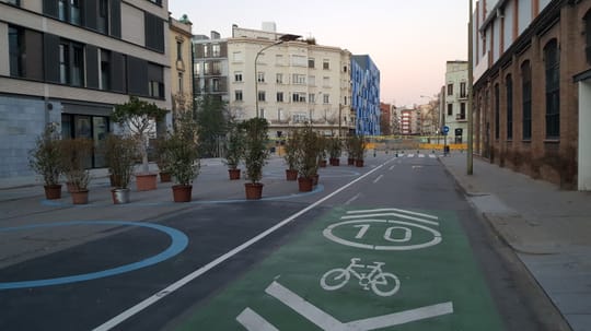 Poblenou superblock reaches 10-year mark