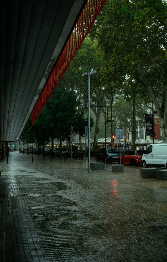 Rain Closes Ronda de Dalt, Metro Stations in Barcelona