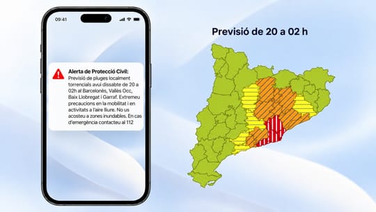 Red alert for heavy rain in Vallès Occidental