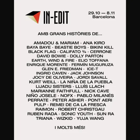 In-Edit Festival to Screen 70 Music Docs
