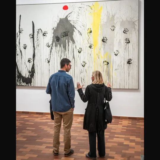 The Fundació Joan Miró in Barcelona, a modern art museum on Montjuïc hill, hosting newly displayed works from the Katsuta Collection.