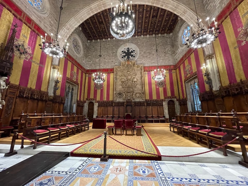 Barcelona City Hall on Placa de Sant Jaume