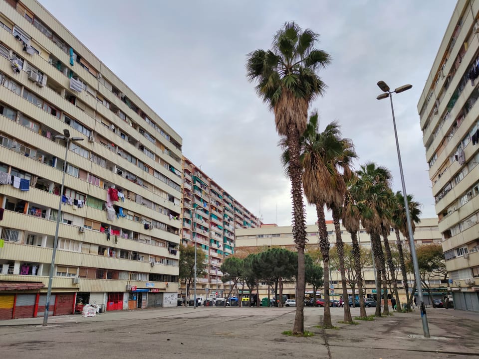 Mossos Begin Eviction of 58 Occupied Flats in Sant Adrià's La Mina