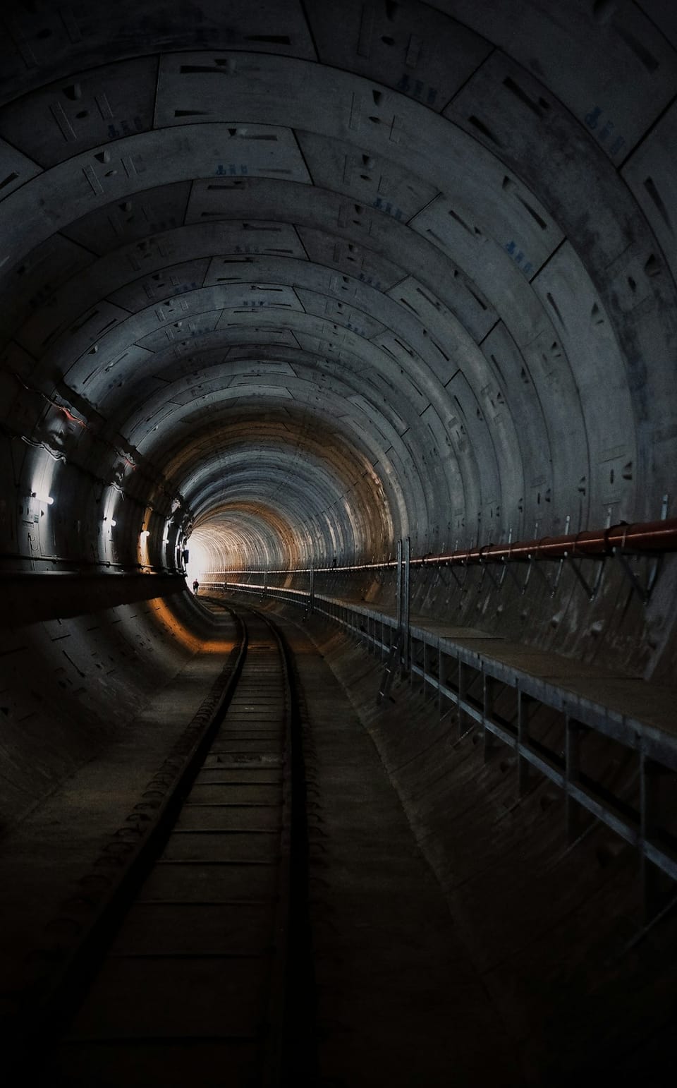Railway infrastructure at the Rubí tunnel in Barcelona province, a key freight route on the Mediterranean corridor.