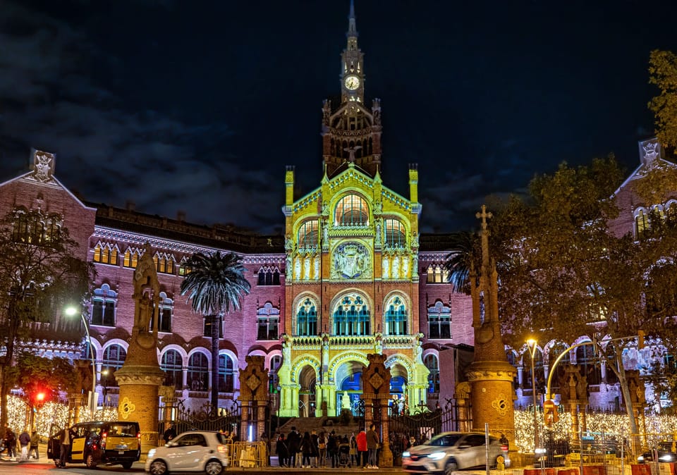Exterior view of Hospital Sagrat Cor in Barcelona, now included in the city’s climate shelter network during the July 2026 heat