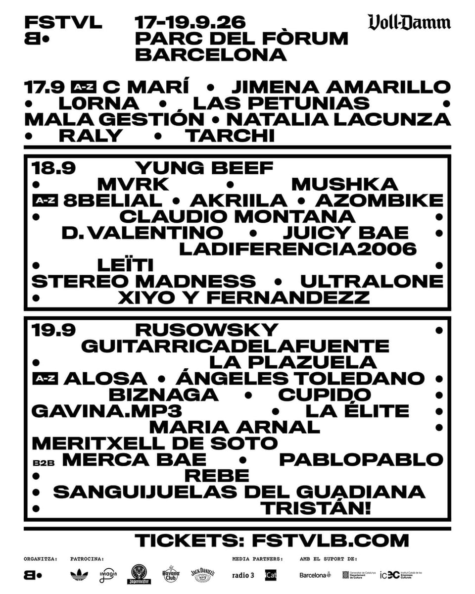 Festival•B 2026 sets September dates in Barcelona