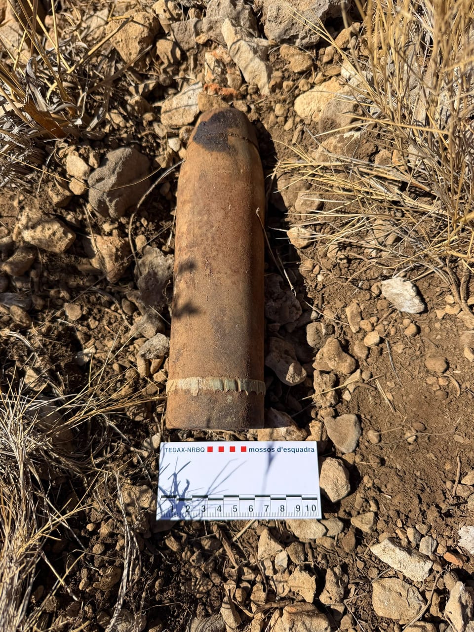Unexploded Civil War Bomb Found in Castelldefels