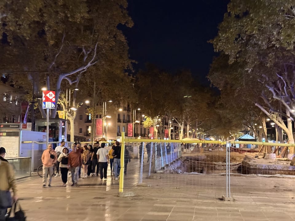 The restored Mercat de Sant Antoni market hall in Barcelona