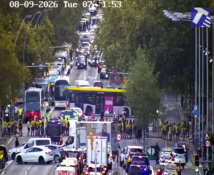 Teachers Strike Closes Major Roads in Catalonia