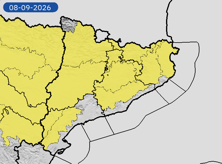 Flash Flood Warnings for Costa Blanca and Catalonia