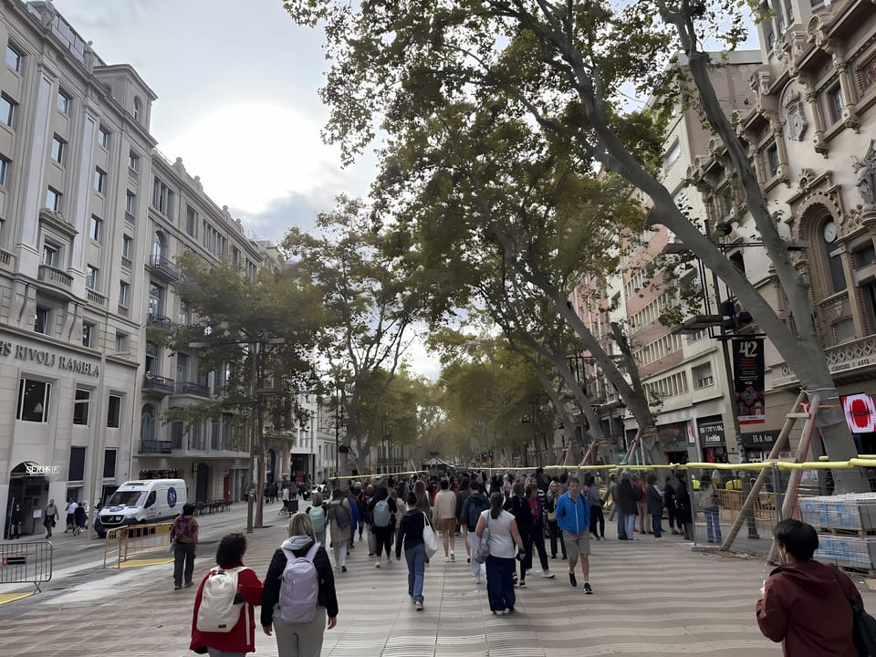 Downhill Lane on La Rambla Reopens Tuesday