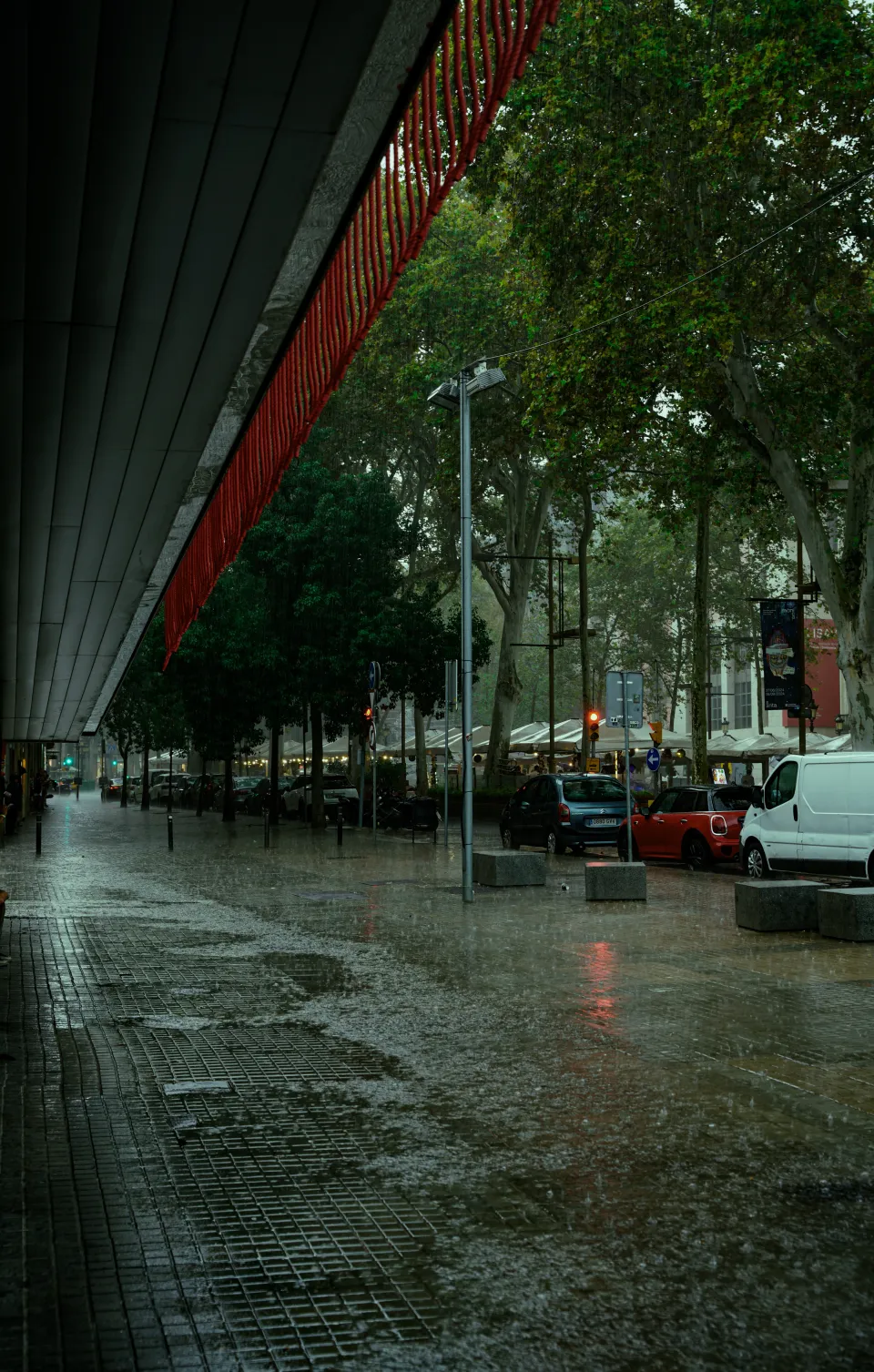Rain Closes Ronda de Dalt, Metro Stations in Barcelona
