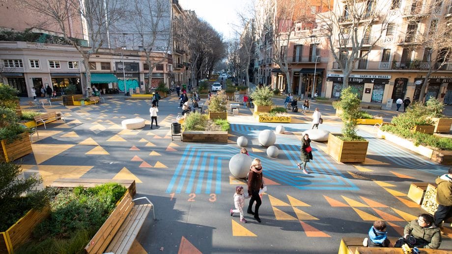 Sant Antoni Green Upgrade: Aldana, Parlament Works Ahead