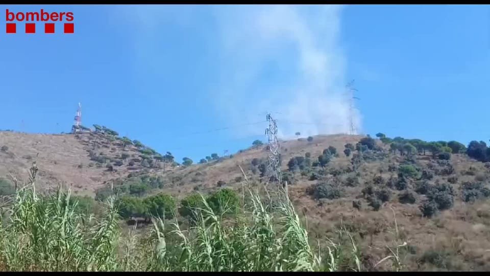 Fire in Collserola Controlled by 19:15