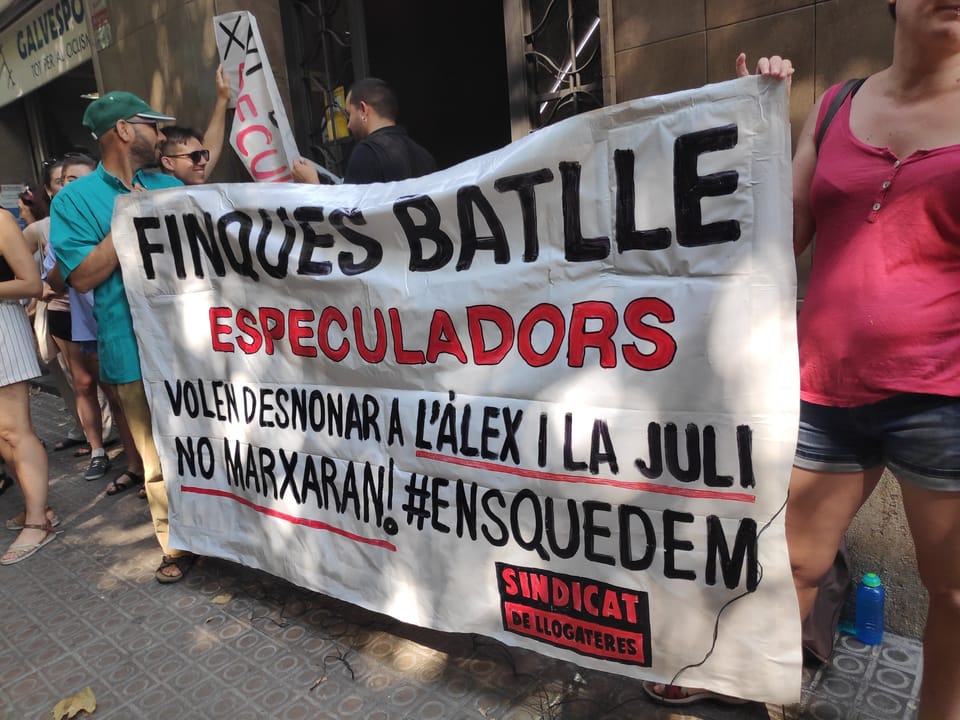 Tenants' Union to protest Sánchez visit in Barcelona