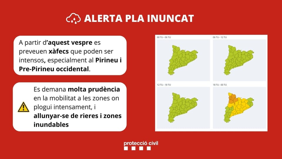 Flood and Fire Alerts Surge in Catalonia