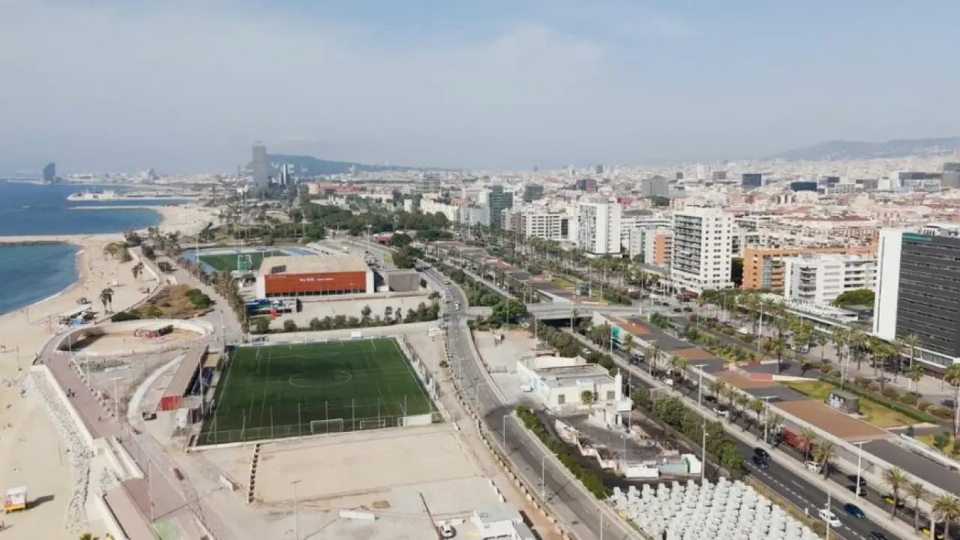Barcelona's Passeig de la Mar Bella to Get Greener, Sportier Upgrade