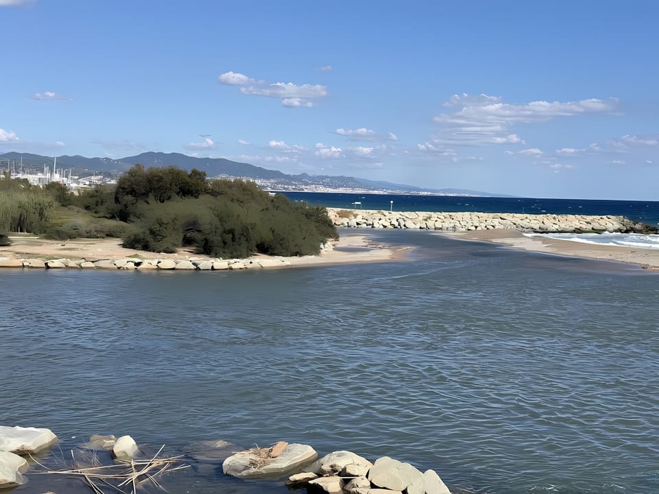 Besòs River at Risk of Overflow After Rain Surge